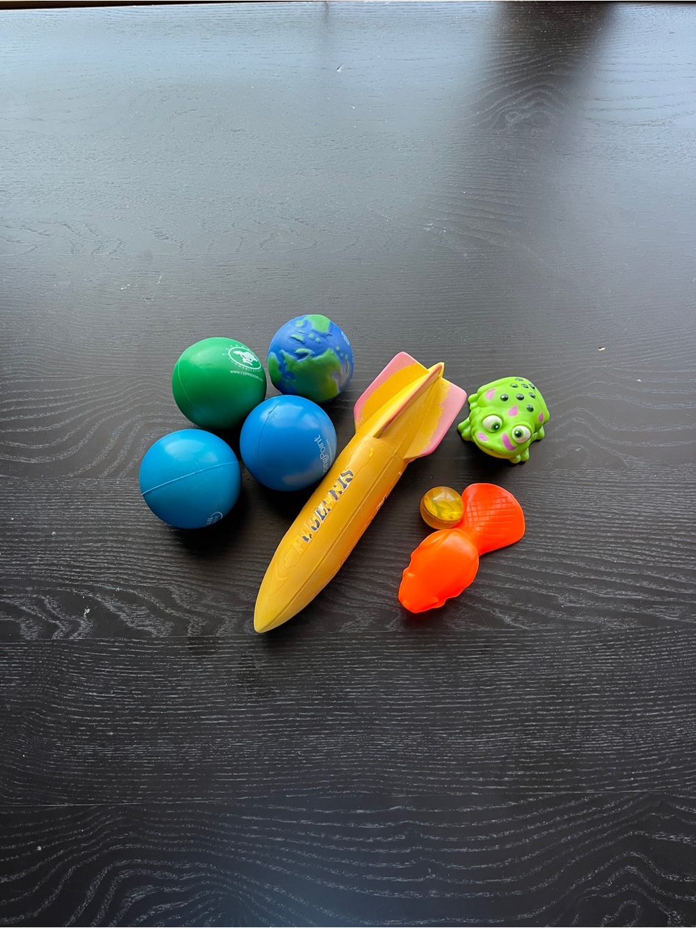 Pool Toys Bundle - Poolmaster Yellow Rocket Torpedo Dive Toy Stress Balls - Picture 11 of 11